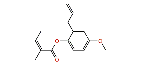 2-Allyl-4-methoxyphenyl (Z)-2-methyl-2-butenoate